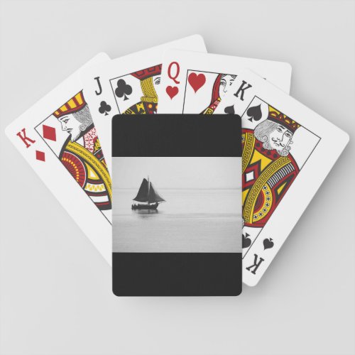 Sailing boat poker cards