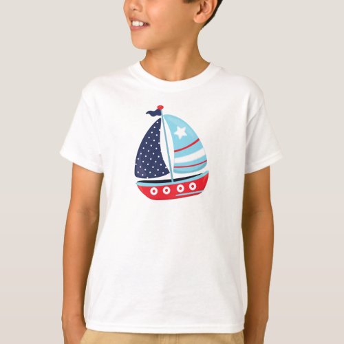 Sailing Boat Sailor Sailing Boat Ship Sails T_Shirt
