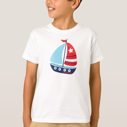 Sailing Boat Sailor Sailing Sails Boat Ship T_Shirt