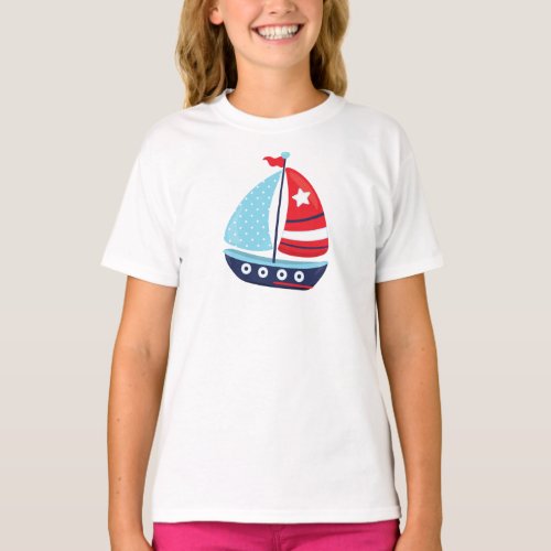 Sailing Boat Sailor Sailing Sails Boat Ship T_Shirt