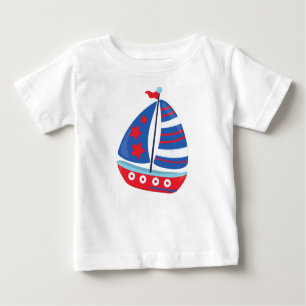 Sailing Boat, Sailor, Sailing, Sails, Ship, Boat Baby T-Shirt