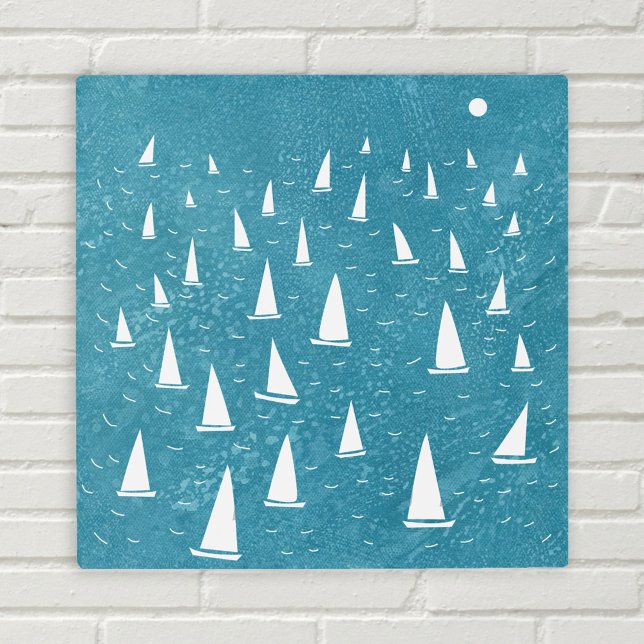 Sailing Boat Seascape Metal Print (Creator Uploaded)