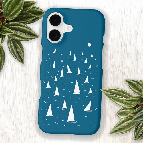 Sailing Boat Yacht Race iPhone 17 Case