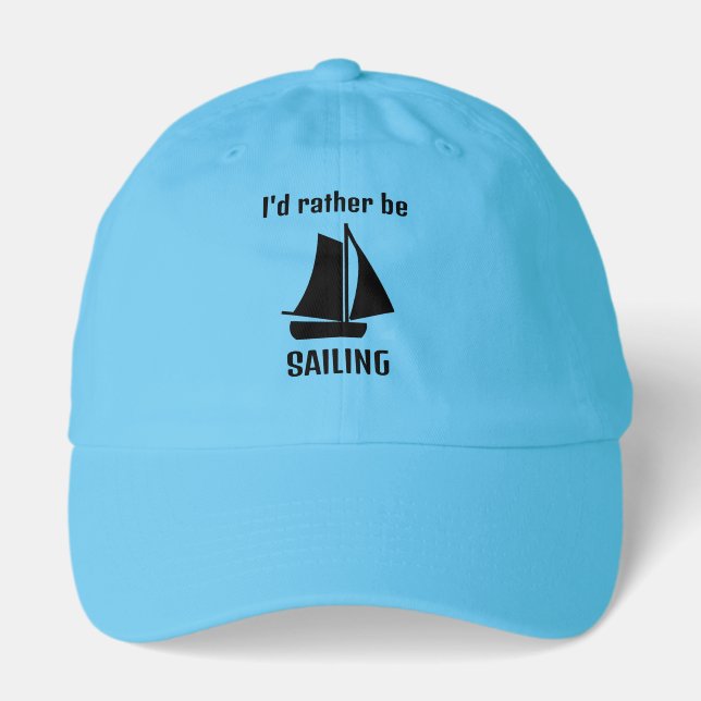 Sailing Boating Design Hat (Front)
