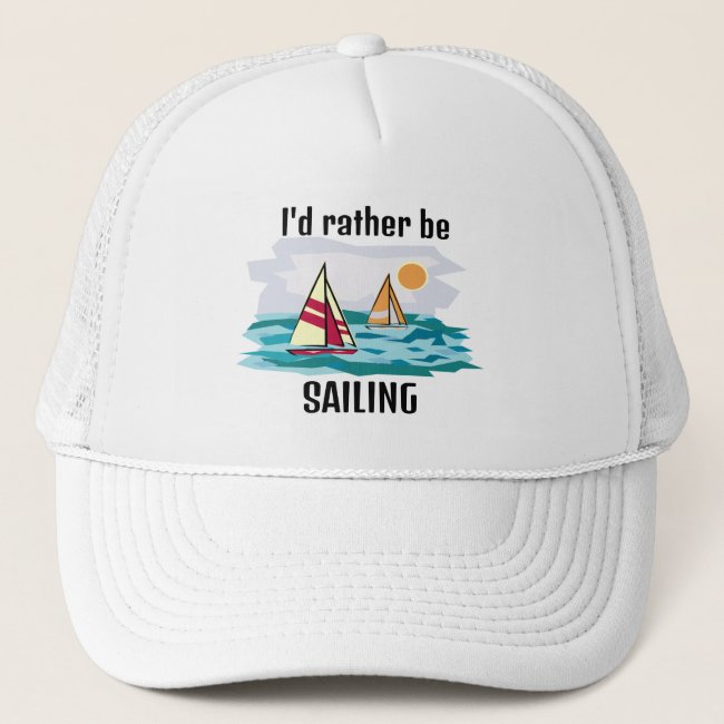 Sailing Boating Design Hat