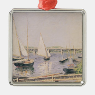Sailing boats at Argenteuil, c.1888 Metal Ornament