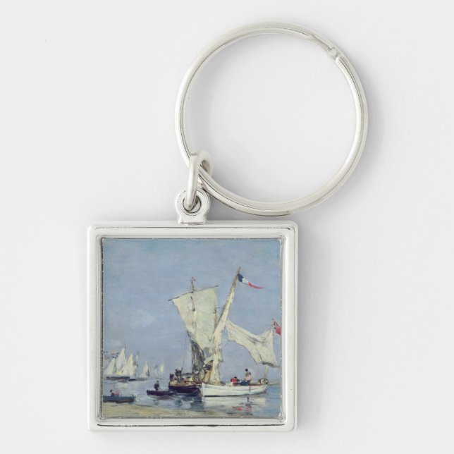 Sailing Boats, c.1869 Keychain (Front)