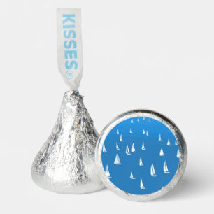 Sailing Boats in deep blue Sea - Regatta Sailboats Hershey®'s Kisses®