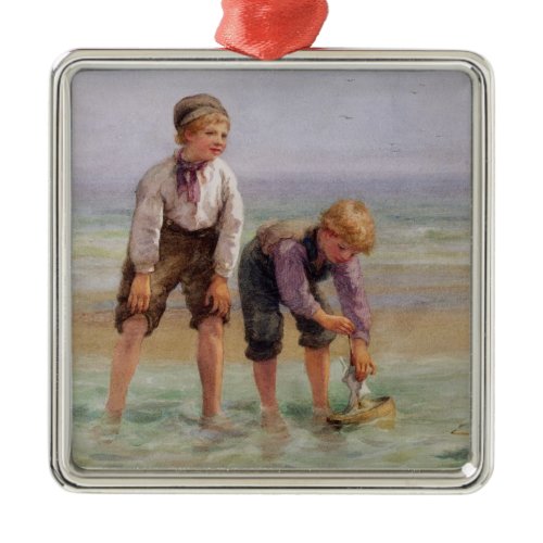 Sailing Boats Metal Ornament