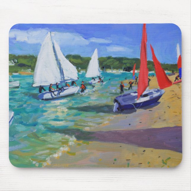 Sailing Boats Mouse Pad (Front)