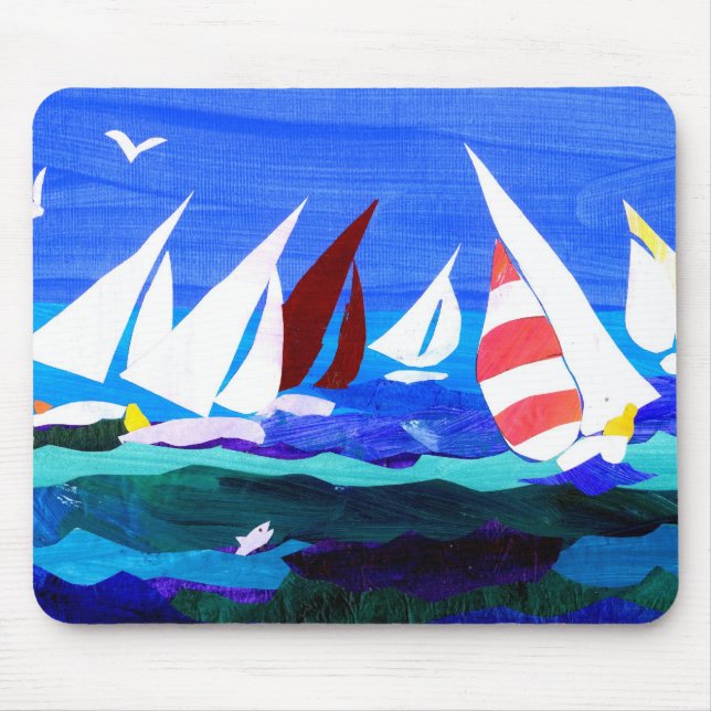 'Sailing Boats' mousepad (Front)