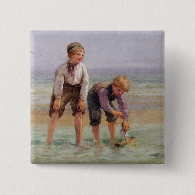 Sailing Boats Pinback Button (Front)