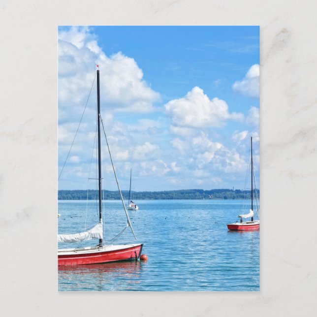 Sailing boats postcard (Front)
