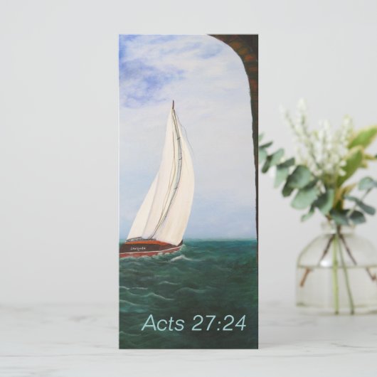 Sailing Bookmark (Standing Front)
