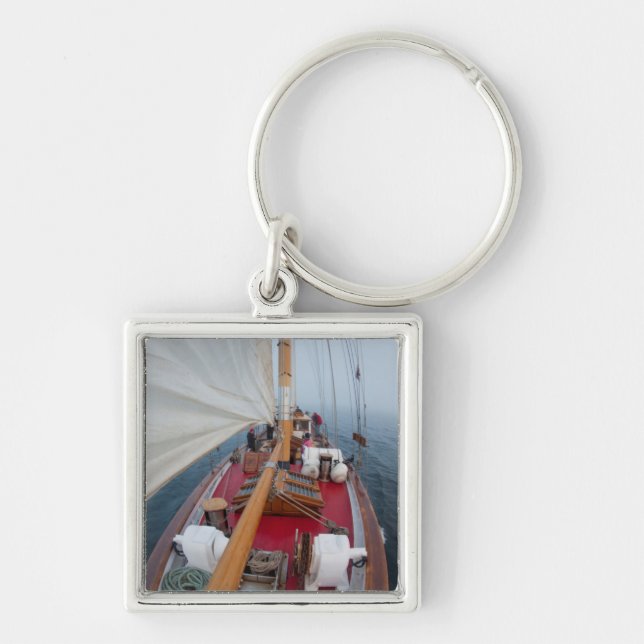 Sailing Boundary Pass Keychain (Front)