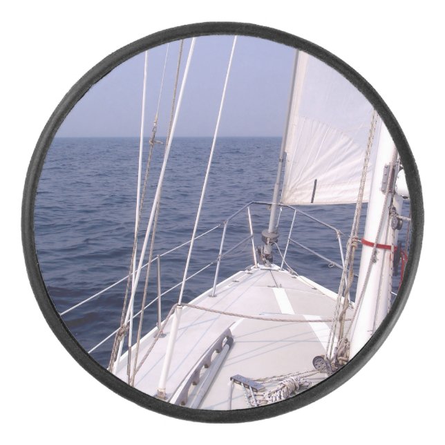 Sailing - “Bring me that horizon!” Hockey Puck (Front)