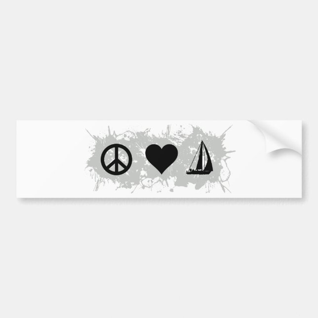 Sailing Bumper Sticker (Front)