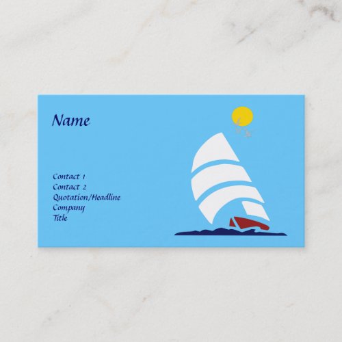 Sailing Business Cards