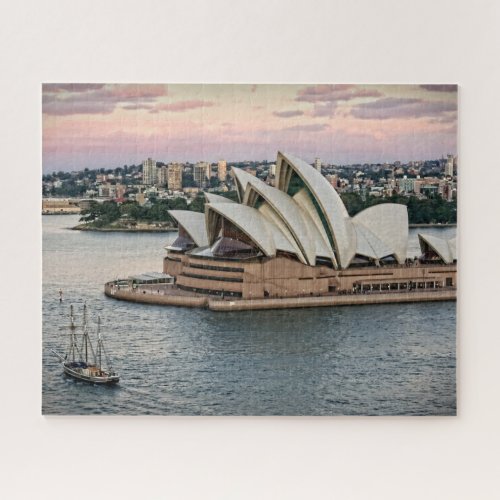 Sailing by Sydney Opera House _ 16x20 _ 520 pcs Jigsaw Puzzle