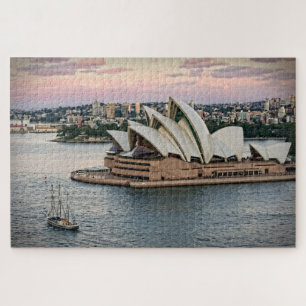 Sailing by the Sydney Opera House - 20x30 -1014 pc Jigsaw Puzzle