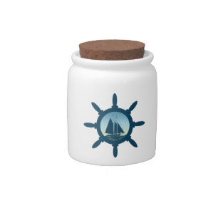 Sailing Candy Jar