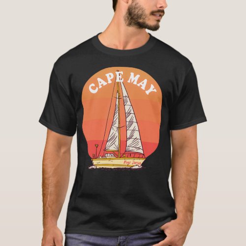 Sailing Cape May New Jersey T_Shirt