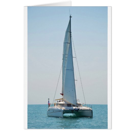 Sailing Catamaran Clara Cards (Front)