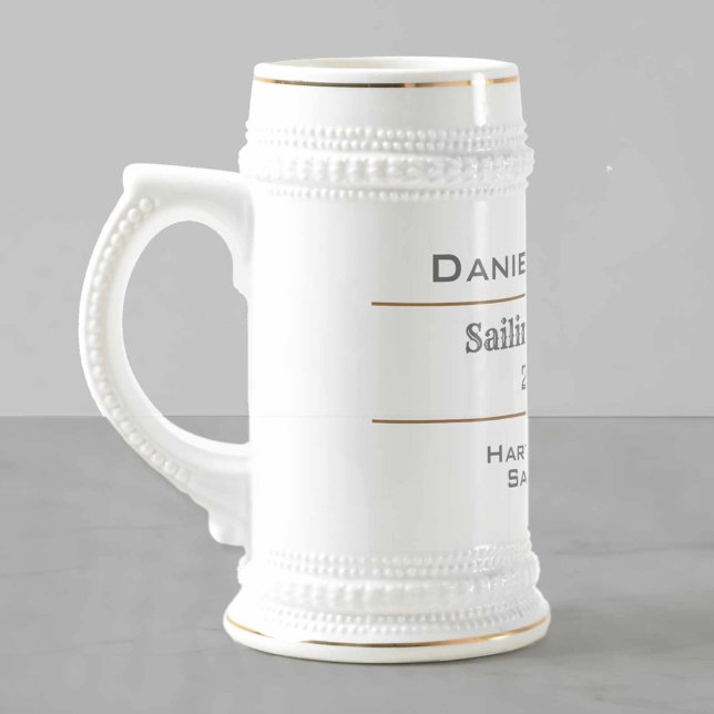 Sailing Champion Award Beer Stein (Creator Uploaded)