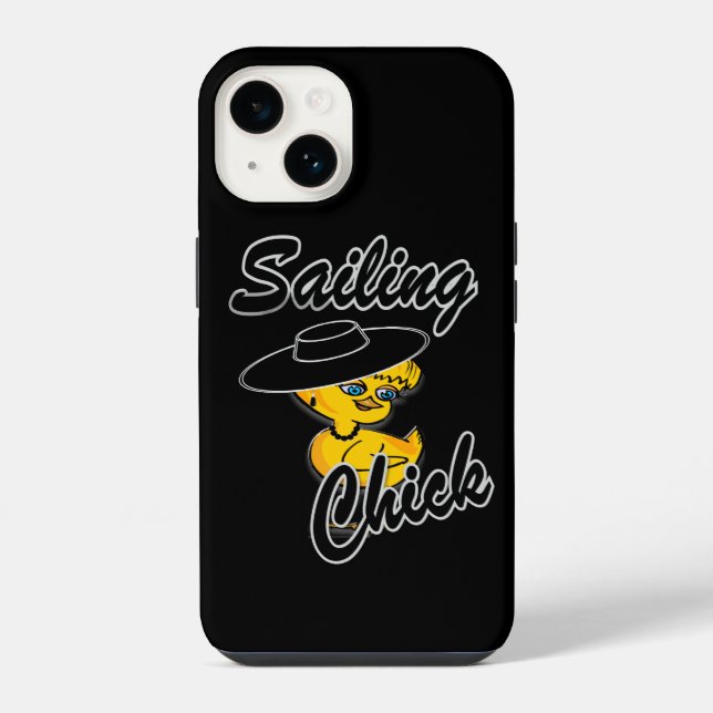 Sailing Chick #4 Iphone Case (Back)