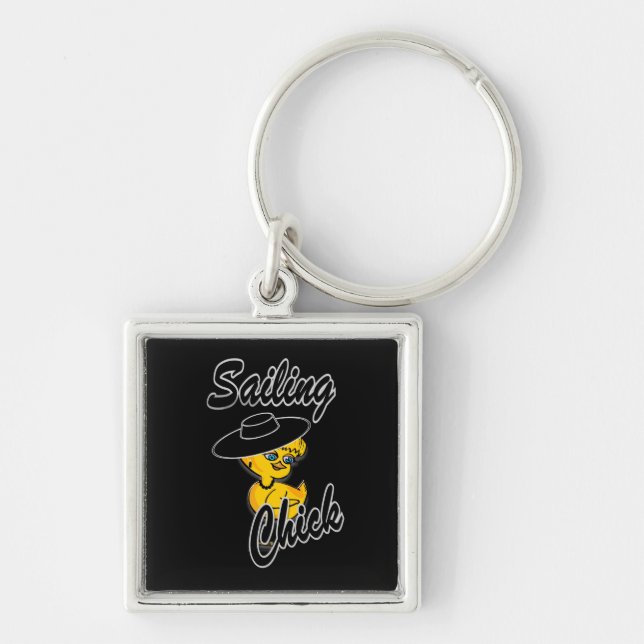 Sailing Chick #4 Keychain (Front)