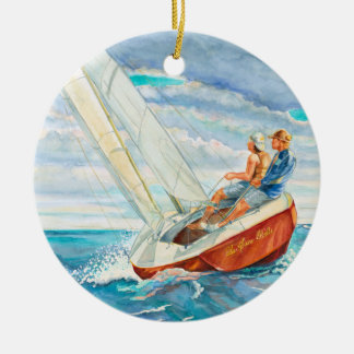 Sailing Christmas Ornament