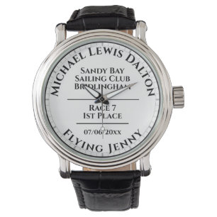 Sailing Club Competition Race Yacht Crew Award Watch