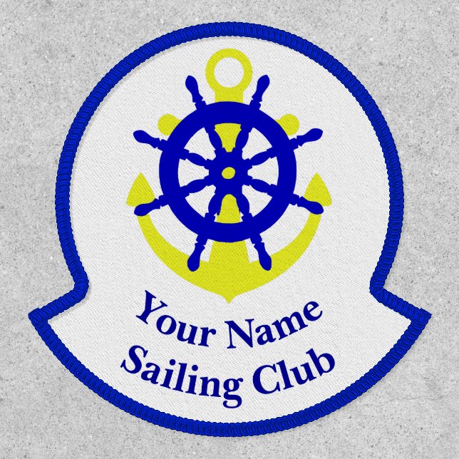 Sailing club custom patch (Front)