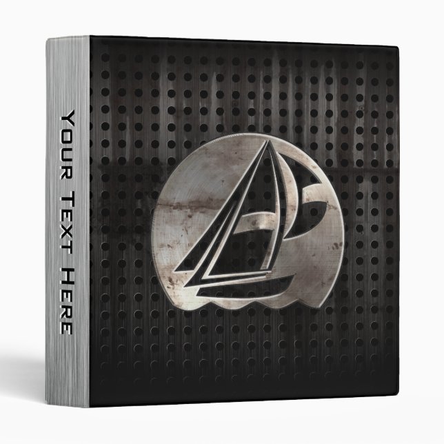 Sailing; Cool 3 Ring Binder (Front/Spine)