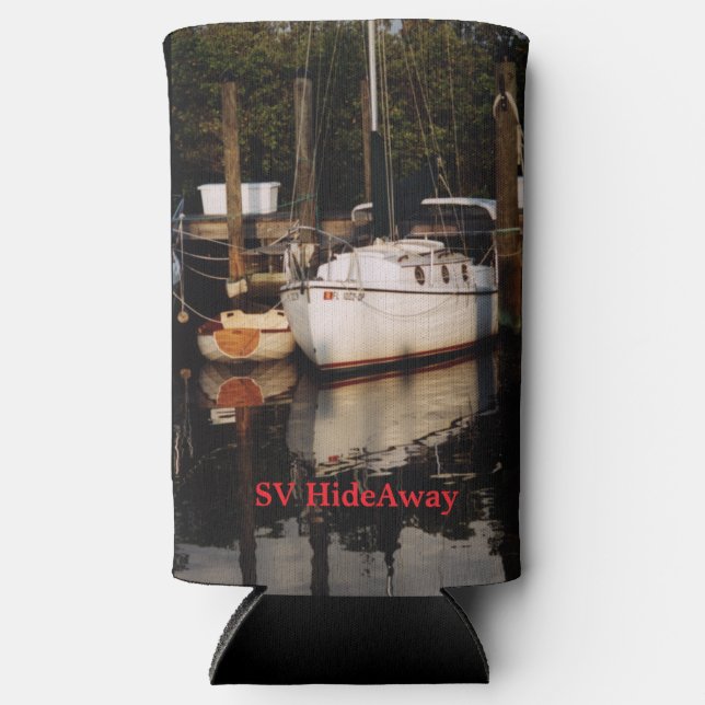 Sailing Custom Can Cooler (Front)