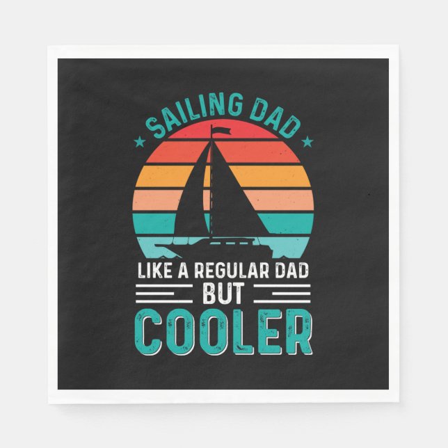Sailing Dad Napkins (Front)