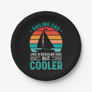 Sailing Dad Paper Plates