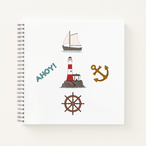 Sailing Design Color Notebook