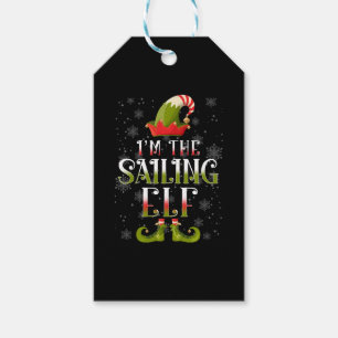 Sailing Elf Christmas Gift Tags