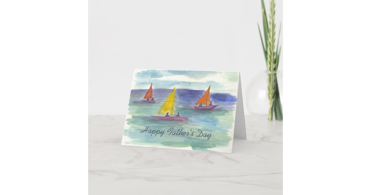 Sailing Father's Day Card Zazzle