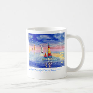 Sailing Free Hobie Cat Coffee Mug