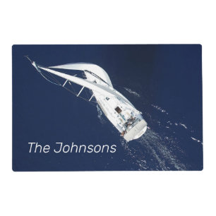 Sailing Freedom Bird's Eye View Placemat
