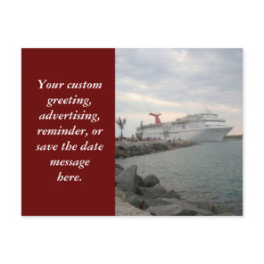 Sailing from Port Canaveral Postcard