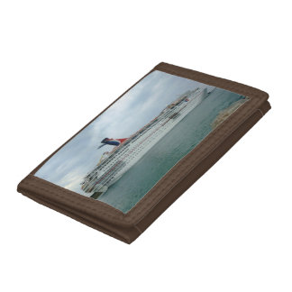 Sailing from Port Canaveral Tri-fold Wallet