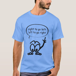Sailing Funny Right Left Instruction T-shirt