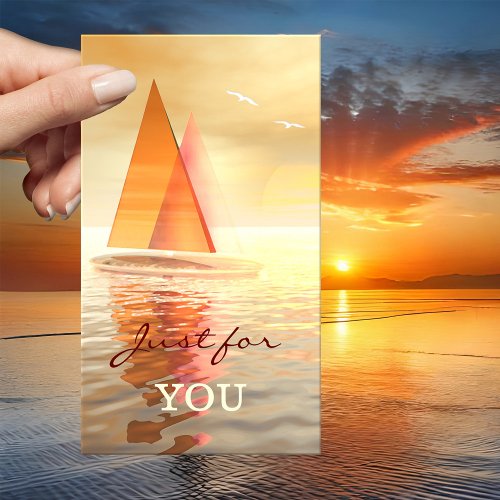 Sailing Gift Certificate Template Business Card