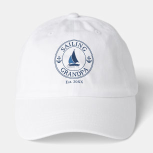Sailing Grandpa Year Established  Hat