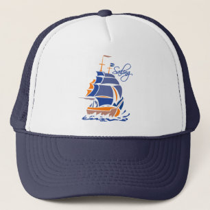 Sailing hat, customizable - choose color trucker hat