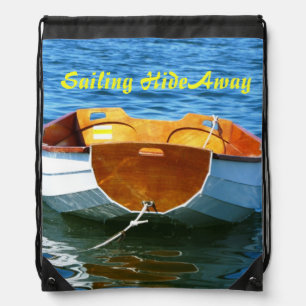 Sailing HideAway Drawstring Backpack