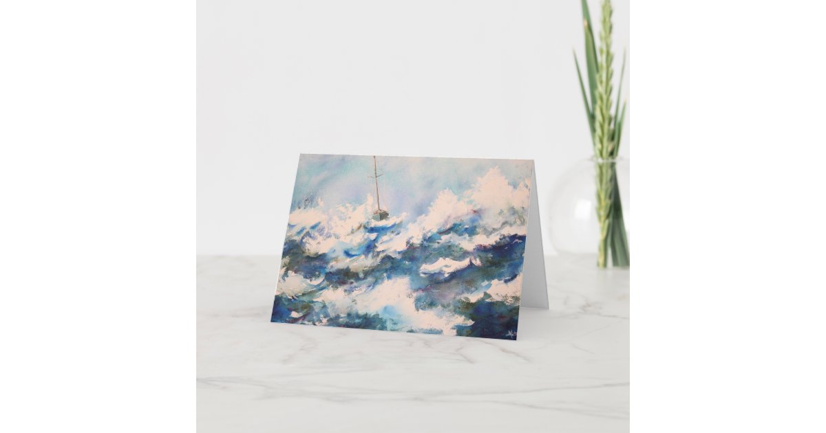 Sailing In Love Valentine's Day Love Card Zazzle